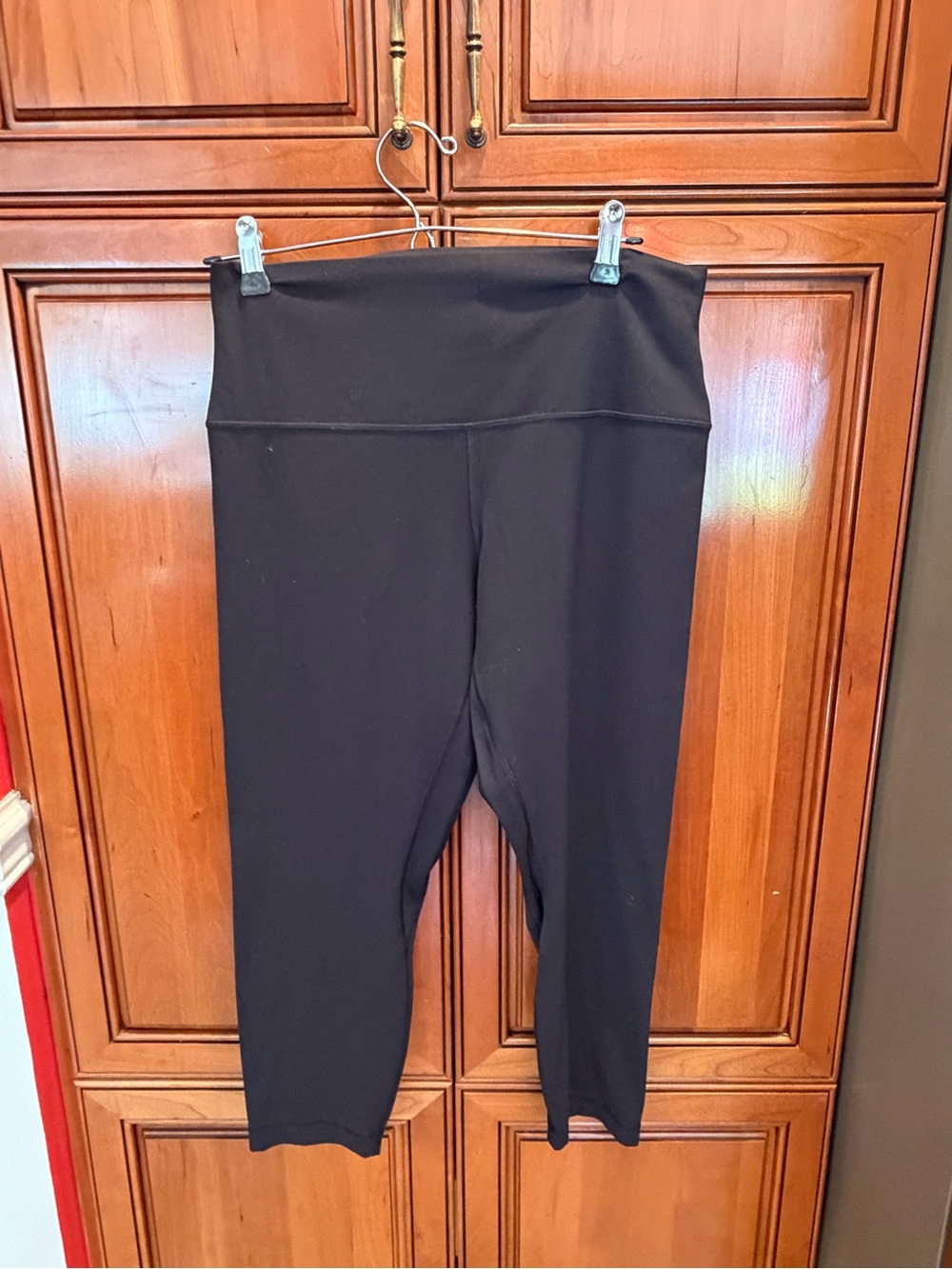 lululemon athletica Black Capri Leggings